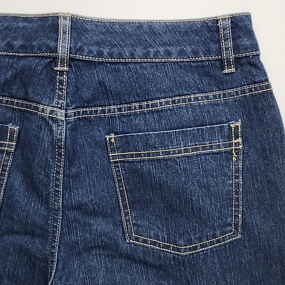 Christopher  & Banks Women's Modern Fit Boot Cut Blue Denim Jeans Size 8 - Picture 8 of 14